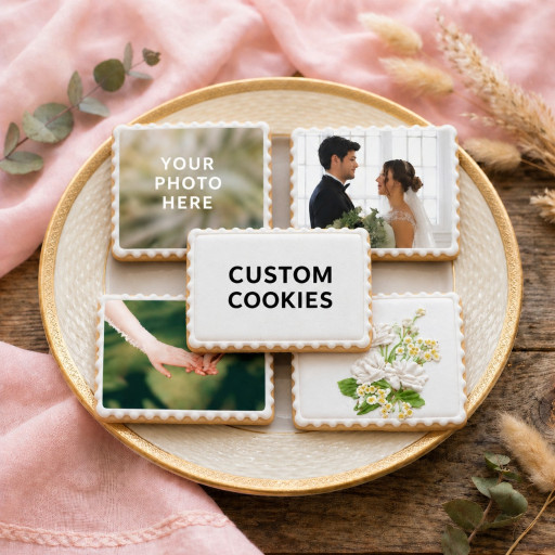 Custom Printed Rectangle Cookies