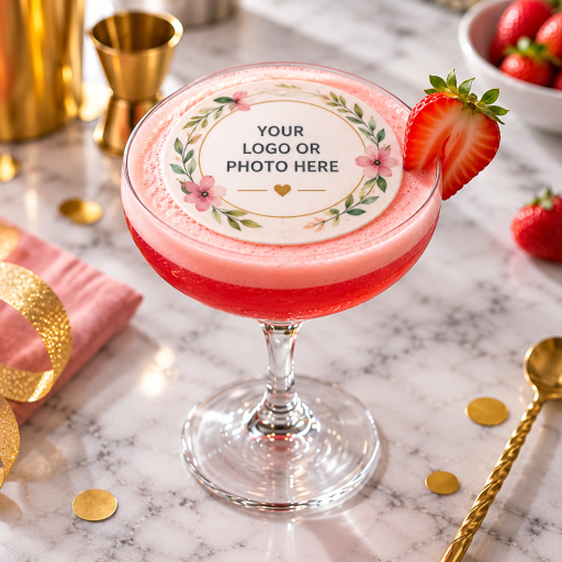 Frosting Sheet Cocktail Toppers