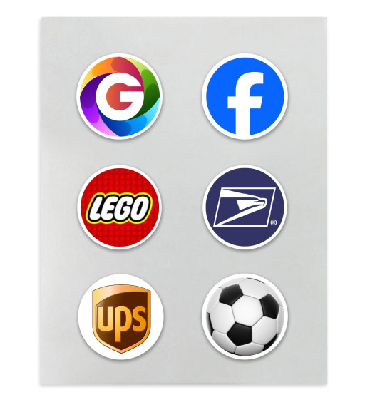 Prime Toppers Custom 3 Inch Edible Wafer Paper Cocktail Toppers - Minimum 6 Circles