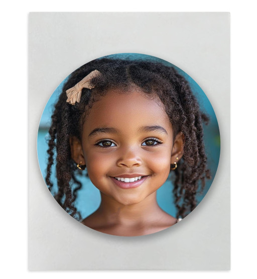 Prime Toppers Custom Printed Edible Image 8" circle Wafer Sheet (Non Pre-Cut)