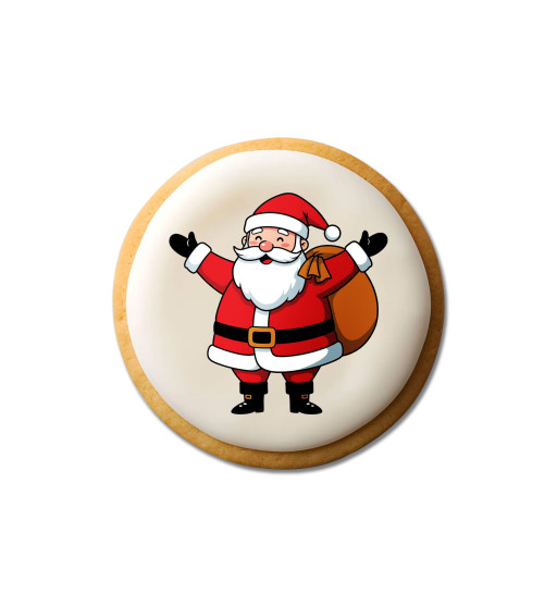 Prime Toppers 3" Round Custom Printed Sugar Shortbread Cookie - Delicious Ready-to-Eat Iced Cookies with Personalized Image or Logo