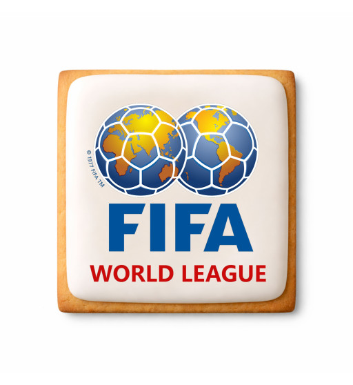 Prime Toppers 5" Square Custom Printed Sugar Shortbread Cookie &ndash; Ready-to-Eat Personalized Iced Cookie with Image or Logo