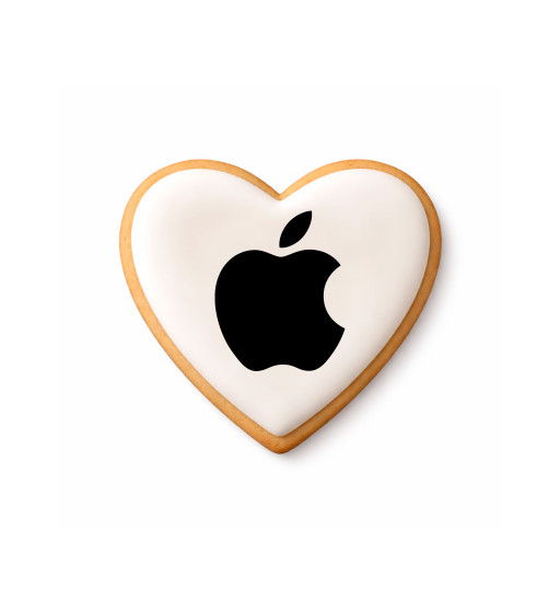 Prime Toppers 3" Heart Custom Printed Sugar Shortbread Cookie - Delicious Ready-to-Eat Iced Cookies with Personalized Image or Logo