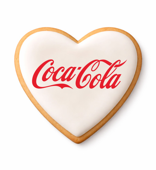 Prime Toppers 8" Heart Custom Printed Sugar Shortbread Cookie - Delicious Ready-to-Eat Iced Cookies with Personalized Image or Logo