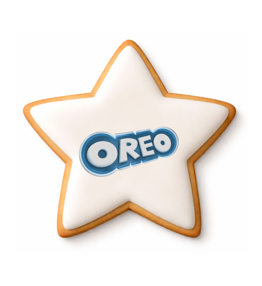 Prime Toppers 8" Star Custom Printed Sugar Shortbread Cookie &ndash; Ready-to-Eat Personalized Cookie with Edible Image or Logo