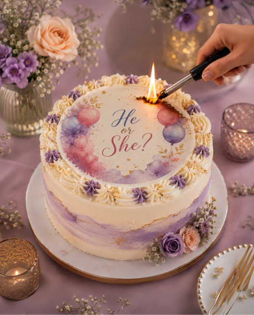 Prime Toppers Custom Burn Away Cake Images - Burn Away Cake Wafer Paper and Frosting Sheet Kit