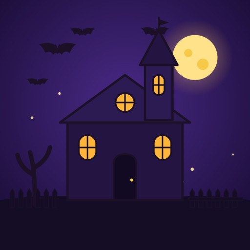 Halloween Haunted House Cupcake Toppers and Cookie Toppers – Edible Prints