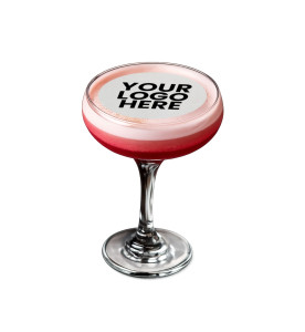 Prime Toppers Custom 2.5 Inch Edible Wafer Paper Cocktail Toppers - Minimum 12 Circles