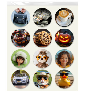 Prime Toppers Custom Edible Image Prints 2.5