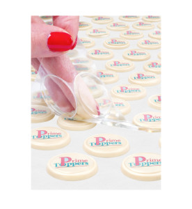 Prime Toppers Custom Printed Chocolate Transfer Sheets Letter Size - 8.5