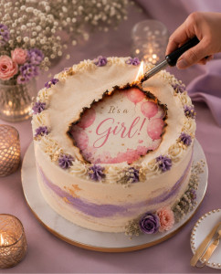 Prime Toppers Custom Burn Away Cake Images - Burn Away Cake Wafer Paper and Frosting Sheet Kit