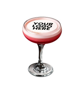 Prime Toppers 2inches Custom Printed Edible Frosting Sheet Cocktail Toppers - Minimum 15