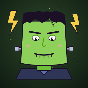 Halloween Frankenstein Monster Sugar Cookies – Custom Printed Cookies