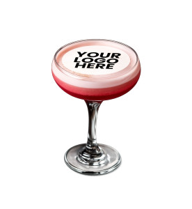 Prime Toppers Custom Printed 3 Inch Edible Cocktail Toppers Minimum 6 Circles - Frosting Sheet