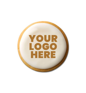 Prime Toppers 3" Round Custom Printed Sugar Shortbread Cookie - Delicious Ready-to-Eat Iced Cookies with Personalized Image or Logo