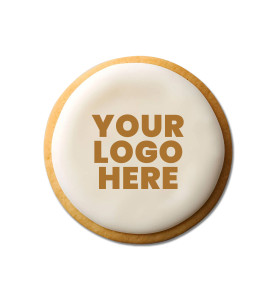 Prime Toppers 4" Round Custom Printed Sugar Shortbread Cookie - Delicious Ready-to-Eat Iced Cookies with Personalized Image or Logo