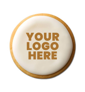 Prime Toppers 5" Round Custom Printed Sugar Shortbread Cookie - Delicious Ready-to-Eat Iced Cookies with Personalized Image or Logo