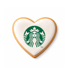 Prime Toppers 4" Heart Custom Printed Sugar Shortbread Cookie - Delicious Ready-to-Eat Iced Cookies with Personalized Image or Logo