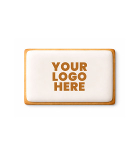 Prime Toppers 4" x 6" Rectangle Custom Printed Sugar Shortbread Cookie &ndash; Ready-to-Eat Iced Cookies with Personalized Image or Logo