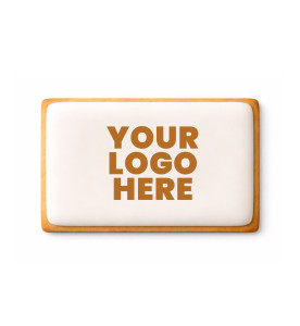 Prime Toppers 5" x 7" Rectangle Custom Printed Sugar Shortbread Cookie &ndash; Ready-to-Eat Iced Cookies with Personalized Image or Logo