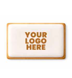 Prime Toppers 8" x 10" Rectangle Custom Printed Sugar Shortbread Cookie &ndash; Ready-to-Eat Iced Cookies with Personalized Image or Logo