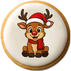 Prime Toppers 3.5" Round Custom Printed Sugar Shortbread Cookies | Personalized Gourmet Cookies